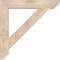 Ekena Millwork Traditional Slat Smooth Bracket, Douglas Fir, 5 1/2"W x 40"D x 40"H BKT06X40X40TRA06SDF - alternate 3